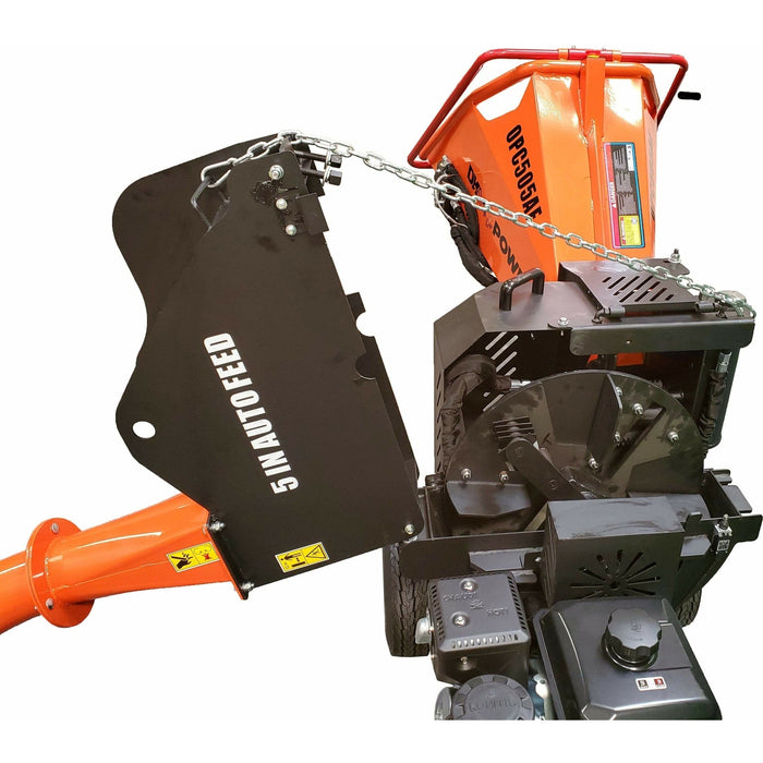 Dk2 5” Electric Start D.o.t. Chipper Self Contained Auto Feed System With Hydraulic Roller Speeds Up To 600 Rpm - OPC505AE