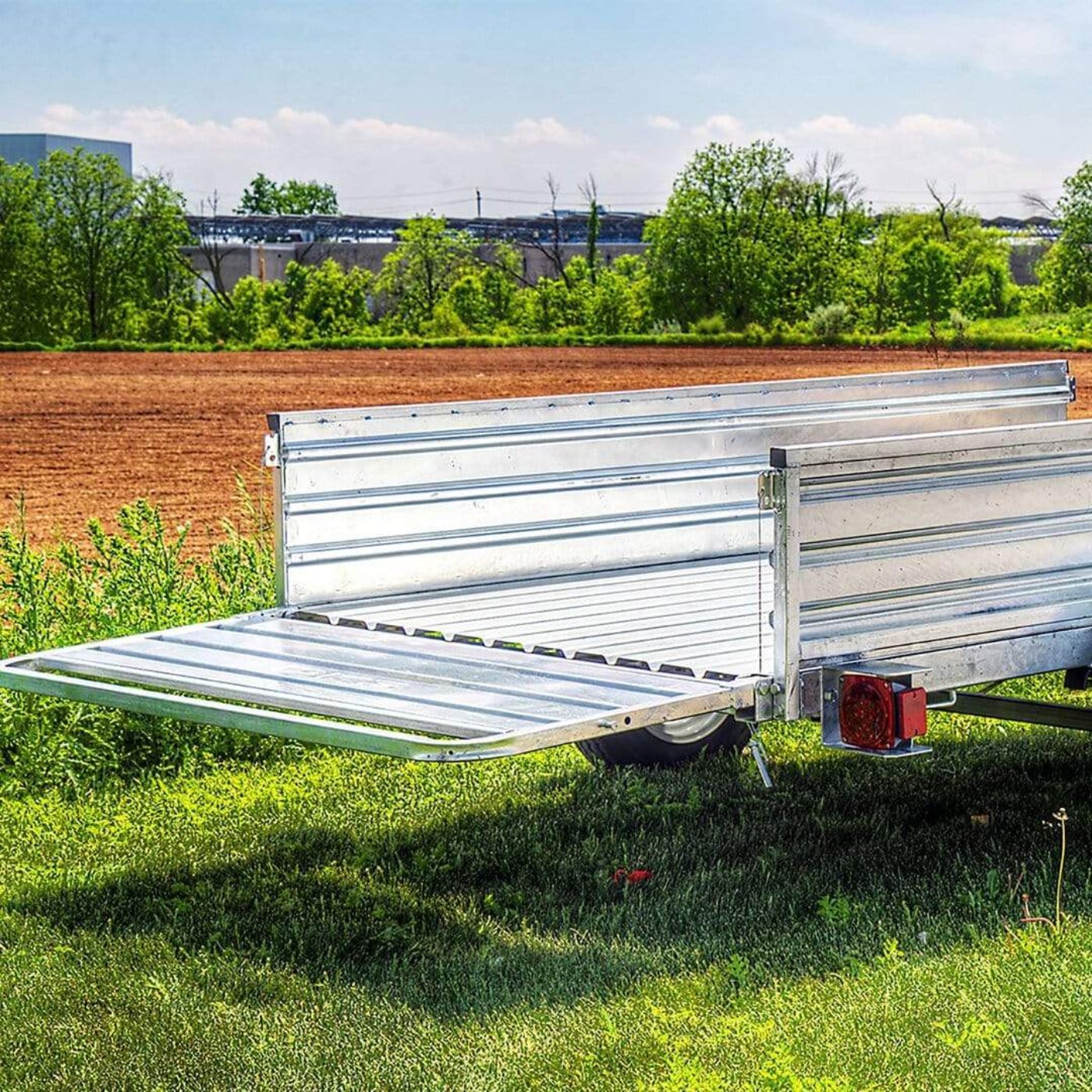 DK2 5FT X 7FT Single Axle Utility Trailer Kit - Galvanized