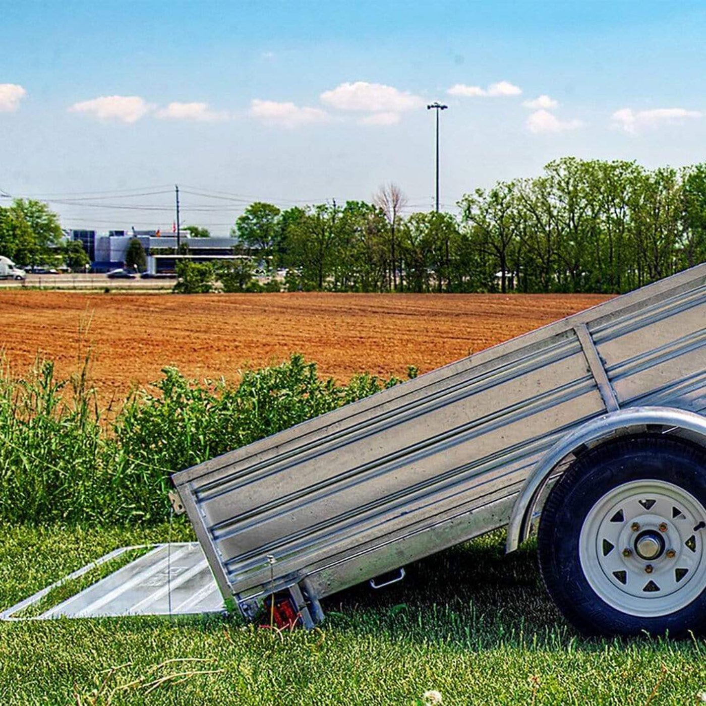 DK2 5FT X 7FT Single Axle Utility Trailer Kit - Galvanized