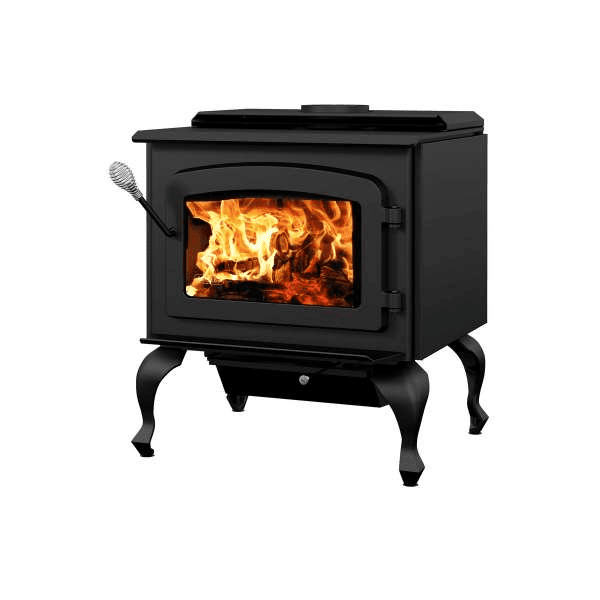 Drolet Escape 1800 Wood Stove On Legs With Black Door DB03105