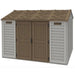Duramax  10.5'X8' Apex with Foundation 30216 - Vinyl Shed - Backyard Provider