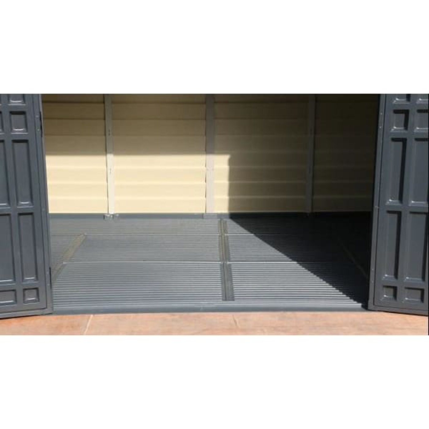 Duramax 10.5' x 8' Storemax Plus Vinyl Shed Kit with Floor 30225 - Backyard Provider