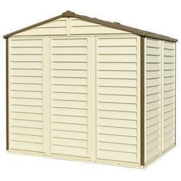 Duramax 8' x 6' StoreAll Vinyl Shed with Foundation 30115 - Backyard Provider