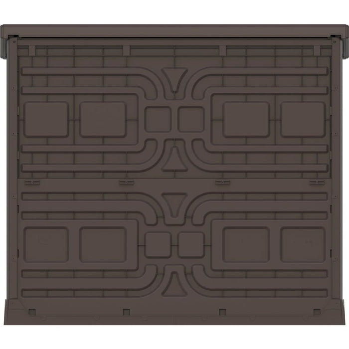 Duramax Storeaway Flat Lid 1200L Brown 86631 - Backyard Provider