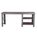 Duramax Weston 72" Industrial Metal & Wood desk with shelves 68052 - Backyard Provider