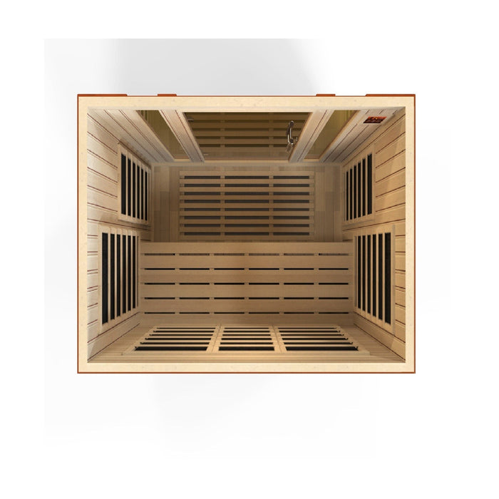 Dynamic Bellagio 3-person Low EMF Under 8MG FAR Infrared Sauna