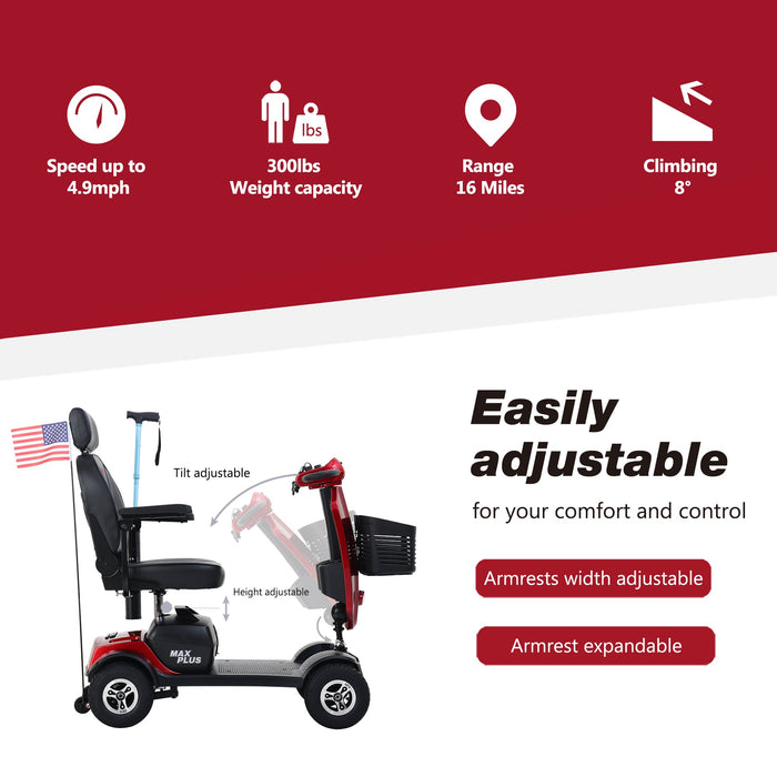 Metro Max Plus Mobility Scooter - Backyard Provider