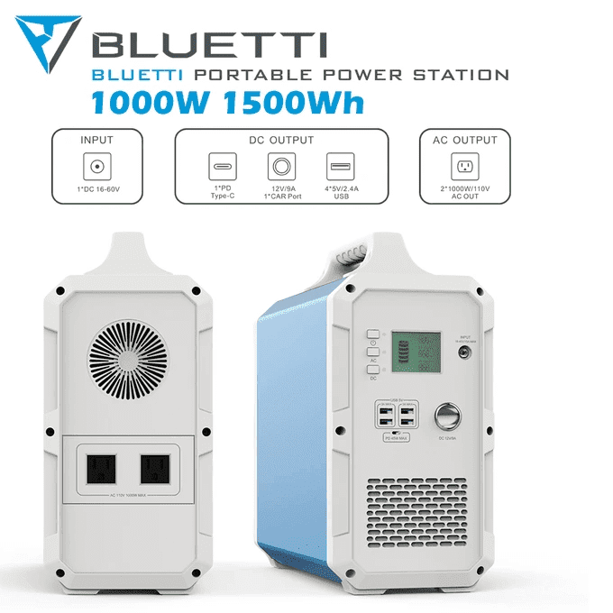 BLUETTI EB150 Portable Power Station | 1000W, 1500WH