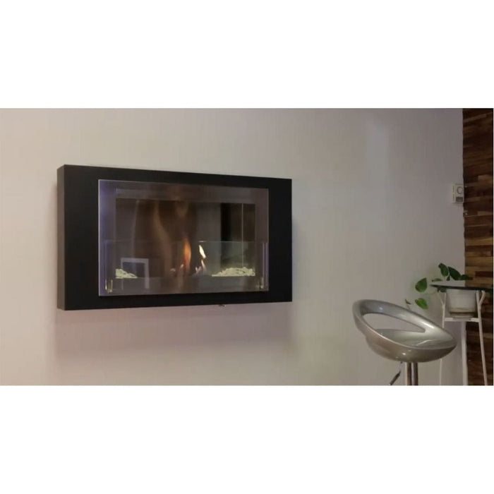 Eco-Feu Montreal 42-Inch Wall Mounted/Built-in Ethanol Fireplace