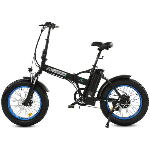 Ecotric 48V portable and folding fat ebike with LCD display - NS-NFAT20S900-MB