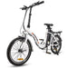 Ecotric Starfish 20" 350W Lightweight Electric City Bike - C-STA20LED-W-Z