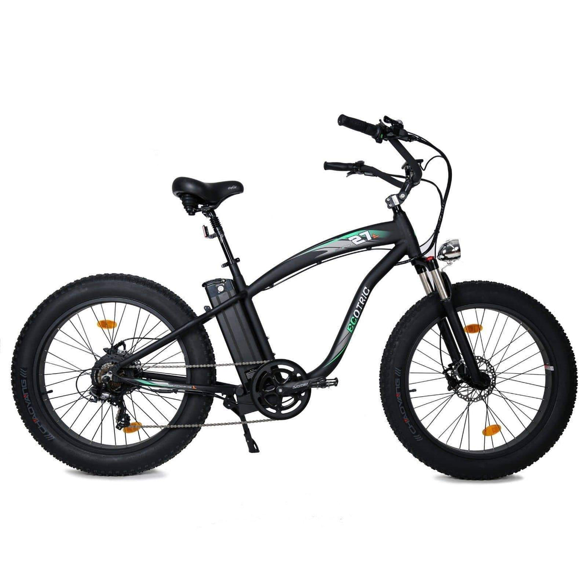 Ecotric UL Certified Hammer 750W Electric Fat Tire Beach Snow Cruiser Bike - C-HAM26S900-MB