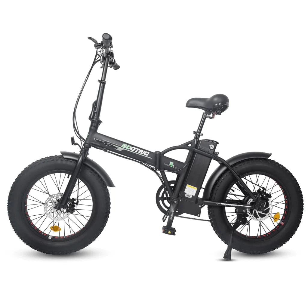 Ecotric 48V Fat Tire Portable and Folding Electric Bike with color LCD