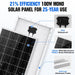 Eco-Worthy 500W 600W 12V 400W Wind+1/2x 100W Solar Solar Wind Hybrid Kit