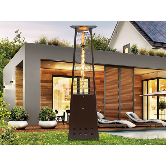 Paragon Outdoor Elevate Flame Tower Heater, 92.5”, 42,000 BTU - Backyard Provider