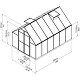 Palram - Essence 8' x 12' Greenhouse - HG5812