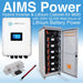 Aims Power KIT Hybrid Inverter & Lithium Battery Cabinet – 9.6 kW Output 15 kW Solar Capacity | 22,114 Watt Hours Battery Cabinet