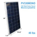 Aims Power Solar Kit Hybrid Inverter Charger, Battery Bank & Solar Panels 9.6 kW Inverter Output | 200 Amp Stored Battery Power | 9900 Watt Solar Panels