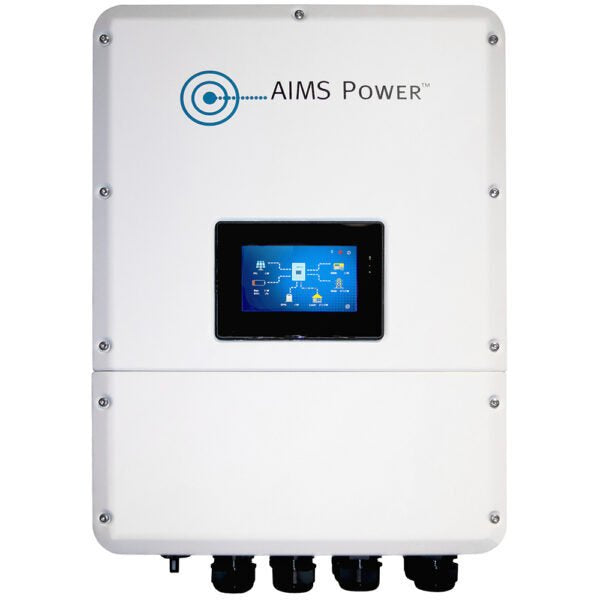 Aims Power Solar Kit Hybrid Inverter Charger, Battery Bank & Solar Panels 4.6 kW Inverter Output | 200 Amp Stored Battery Power | 4620 Watt Solar Panels