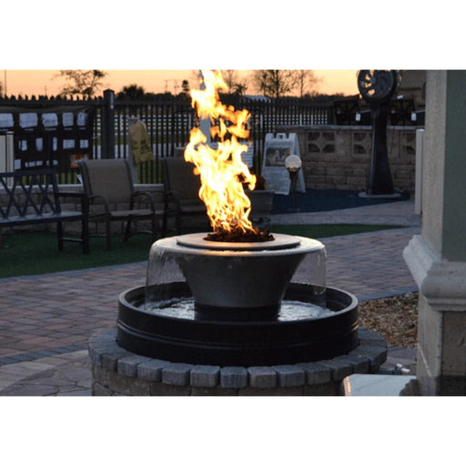 The Outdoor Plus OPT-FW360 Cazo Copper 360° Spill Round Fire and Water Bowl