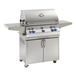 Fire Magic Aurora A540S 30-Inch Natural Gas Freestanding Grill w/ 1 Sear Burner, Flush Mount Single Side Burner, Backburner, Rotisserie Kit and Analog Thermometer - A540S-8LAN-62 - Fire Magic Grills