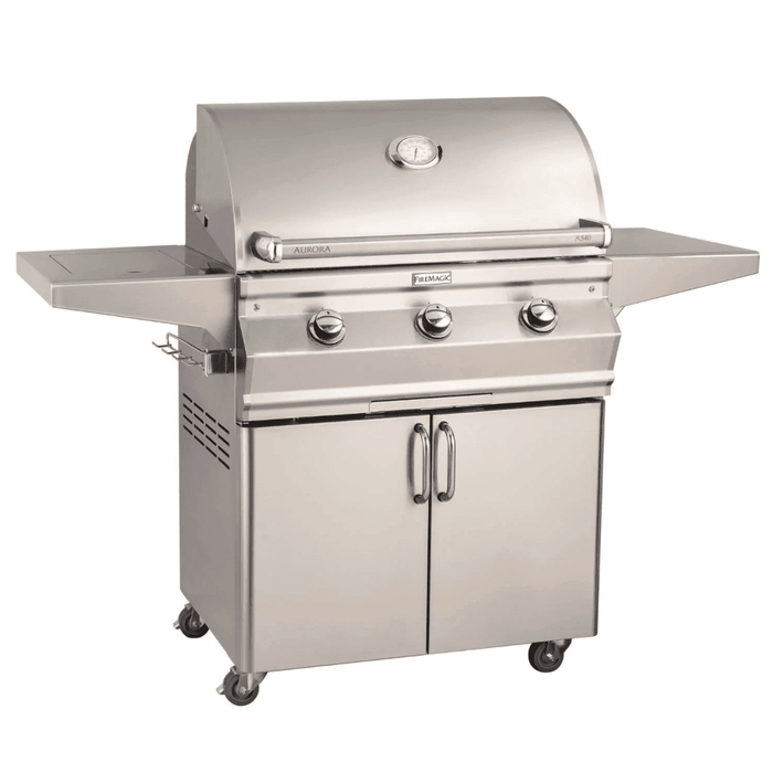 Fire Magic Aurora A540S 30-Inch Propane Gas Grill With Side Burner And Analog Thermometer - A540S-7EAP-62 - Fire Magic Grills