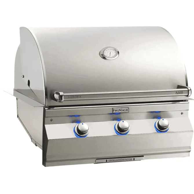 Fire Magic Aurora A660I 30-Inch Built-In Propane Gas Grill With Analog Thermometer - A660I-7EAP - Fire Magic Grills