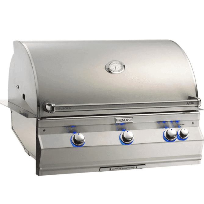 Fire Magic Aurora A790I 36-Inch Built-In Propane Gas Grill With Analog Thermometer - A790I-7EAP - Fire Magic Grills