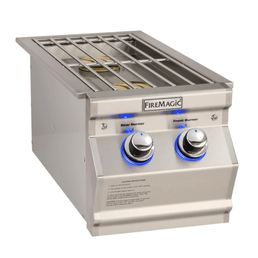 Fire Magic Aurora Built-In Propane Gas Double Side Burner - 32817P - Fire Magic Grills