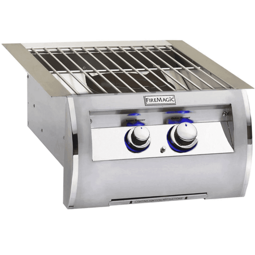 Fire Magic Echelon Diamond Built-In Natural Gas Power Burner With Stainless Steel Grid - 19-5B1N-0