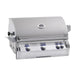 Fire Magic Echelon Diamond E790i 36" Natural Gas Built-In Grill w/ 1 Sear Burner, Backburner, Rotisserie Kit, and Analog Thermometer - E790I-8LAN