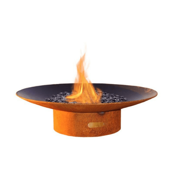 Fire Pit Art Asia Carbon Steel Gas Fire Pit - Asia 36"-FPA-MLS120-NG