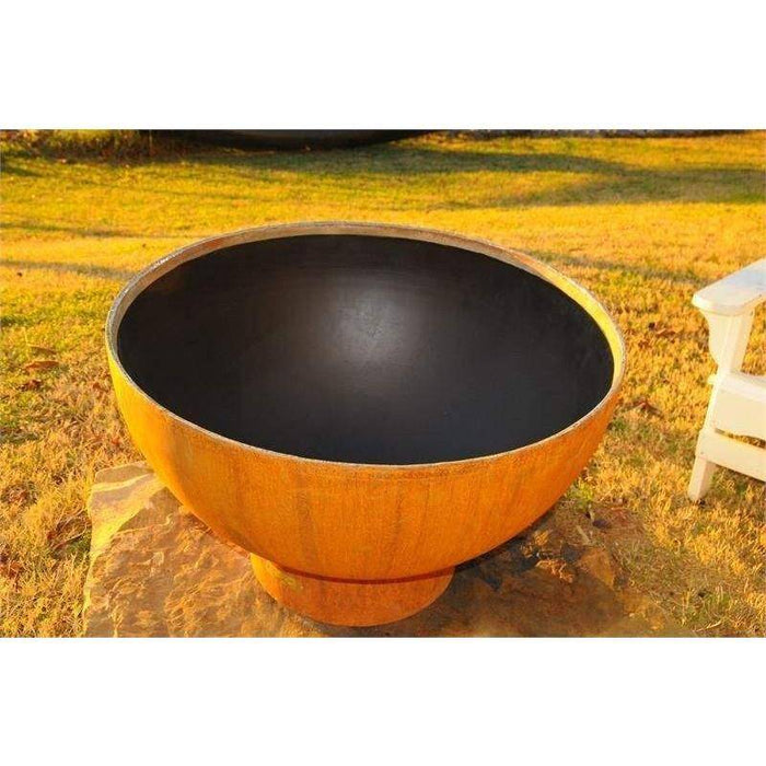 Fire Pit Art Crater Handcrafted Carbon Steel Gas Fire Pit