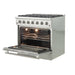Forno 36" Galiano Gas Range with 6 Burners and Convection Oven FFSGS6244-36