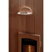 Golden Designs 3-Person Full Spectrum PureTech™ Near Zero EMF Infrared Sauna with Himalayan Salt Bar