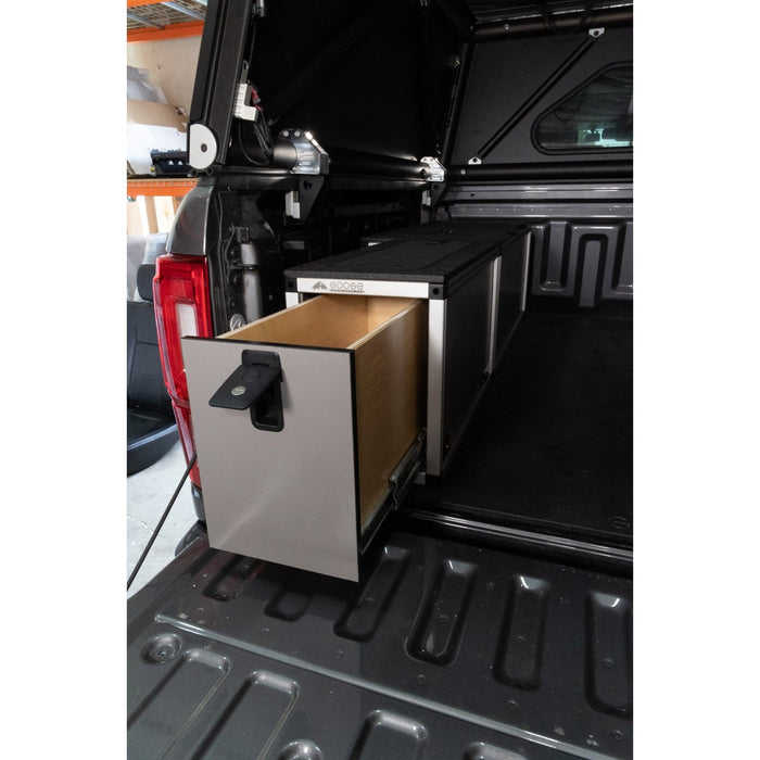 Goose Gear Camper System - Go Fast Camper - Midsize Truck - Driver Side Package - 6Ft. Bed