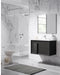 Lucena Bath Décor Cristal 24" Floating Bathroom Vanity in White, Black, Grey, White and Black, White and Grey or Black and Grey - Backyard Provider