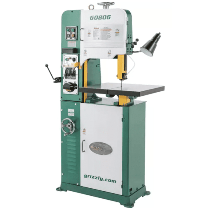 Grizzly Industrial 14" 1-1/2 HP Variable-Speed Vertical Metal-Cutting Bandsaw