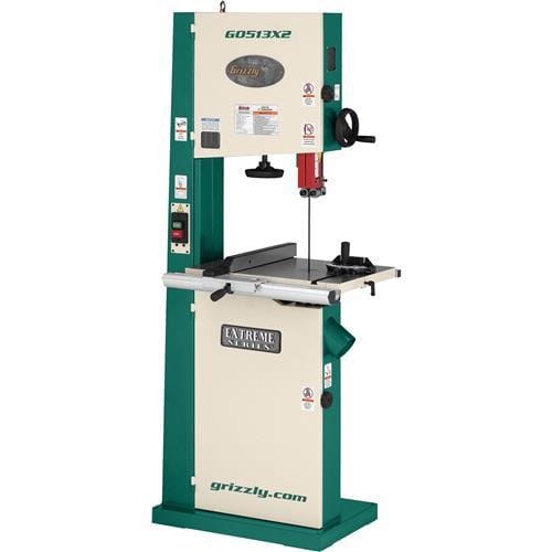 Grizzly Industrial 17" 2 HP Bandsaw w/ Cast-Iron Trunnion
