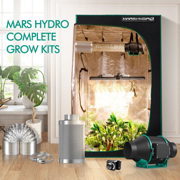 Mars Hydro SP 3000 + 2'x4' Indoor Tent Complete Grow Kit