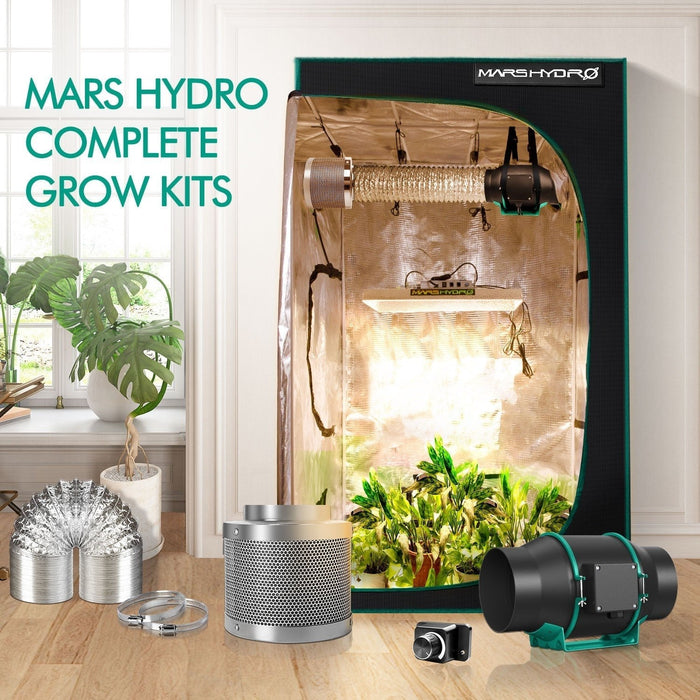 Mars Hydro TSW 2000 + 4'x4' Indoor Tent Complete Grow Kit