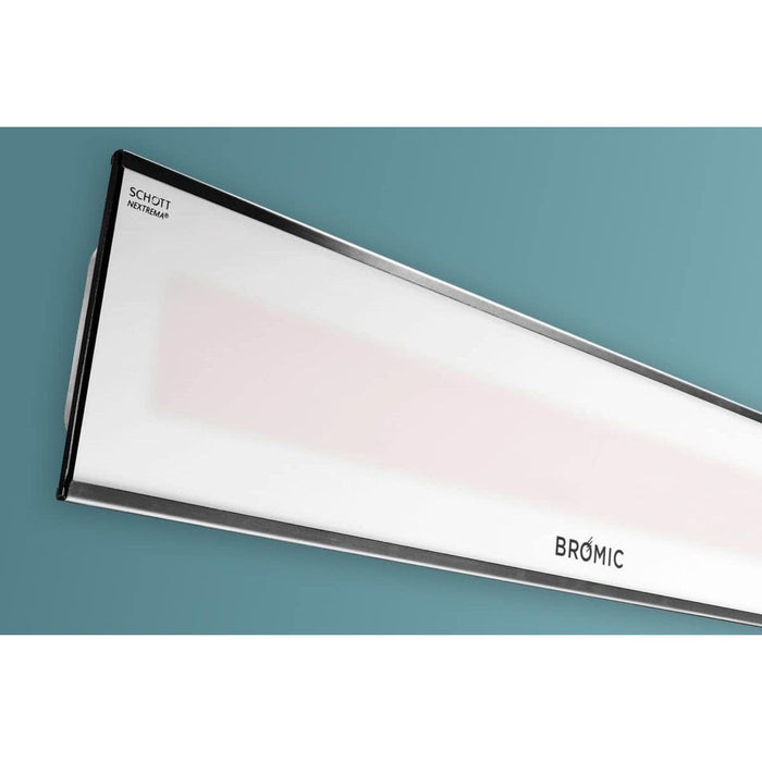 Bromic Platinum Smart-Heat 2300 Watt Radiant Infrared Outdoor Electric Heater | White - BH0320007