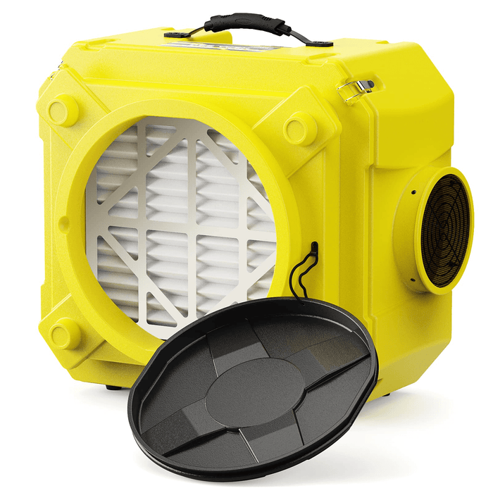 ALORAIR® Cleanshield HEPA 550 Air Scrubber with Filter - Scrubber-Yellow