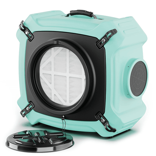 ALORAIR PureAiro HEPA Max 770 Green industrial Air Scrubber, 3-Stage Filtration System - Green HEPA Max 770