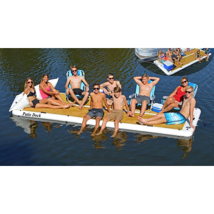 Island Hopper Patio Dock 15′ Floating Platform - PDOCK 15