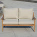 Outsunny 4-Piece Patio Furniture Set Aluminium Garden Conversation Sofa Set - 84B-666