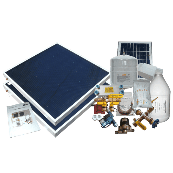 Heliatos Beach Freeze Protected Solar Water Heater Kit - Backyard Provider