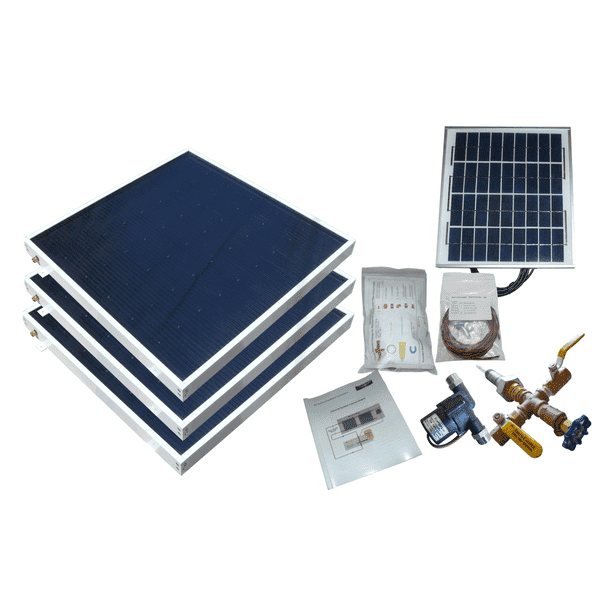 Heliatos Beach Solar Water Heater Kit - Backyard Provider