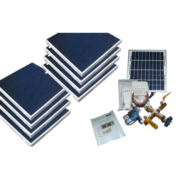 Heliatos Beach Solar Water Heater Kit - Backyard Provider