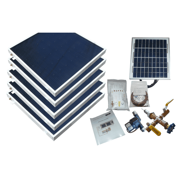 Heliatos Beach Solar Water Heater Kit - Backyard Provider